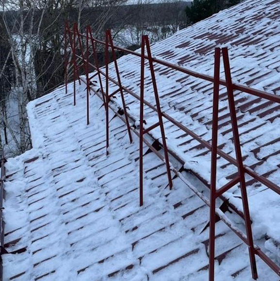 Очистка кровли